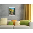 thumbnail image 4 of Rabat Morocco - Vintage Travel Poster by E. Baudrillart c.1935 - Japanese Unryu Rice Paper Art Print (Unframed) 18 x 24 in, 4 of 4