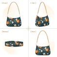 thumbnail image 7 of FORMRS Womens Shoulder Bag with Chain Strap Clutch Purse Cute Tote Handbag, Green Floral Oranges, 7 of 7