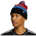 thumbnail image 5 of Adidas Originals Pom Black/Blue/Red Beanie Men Size One, 5 of 7