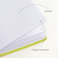 thumbnail image 2 of Clever Fox Dotted Notebook Journal, Neon Yellow, 5'' x 825'', 127 Pages, 2 of 6