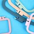 thumbnail image 4 of 4pcs Cross Stitch Hoops with Needles Scissors Square Embroidery Hoops of Different Size Cross Stitch Tool Set for Embroidery Lovers, 4 of 9