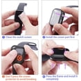 thumbnail image 2 of 2 Pack Boîtier en PC Dur avec Protecteur d'Écran en Verre Trempé Compatible avec Apple Watch Série 7, Ultra-Mince Résistant aux Rayures Couverture de Protection Globale pour iWatch S7, Noir/transparent (45mm), 2 of 5