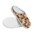 thumbnail image 3 of Rateoe Cat Paws Print Women's Men's Cotton Knit Slippers Lightweight Memory Foam Indoor House Shoes with Anti-Skid Sole-35/36, 3 of 7
