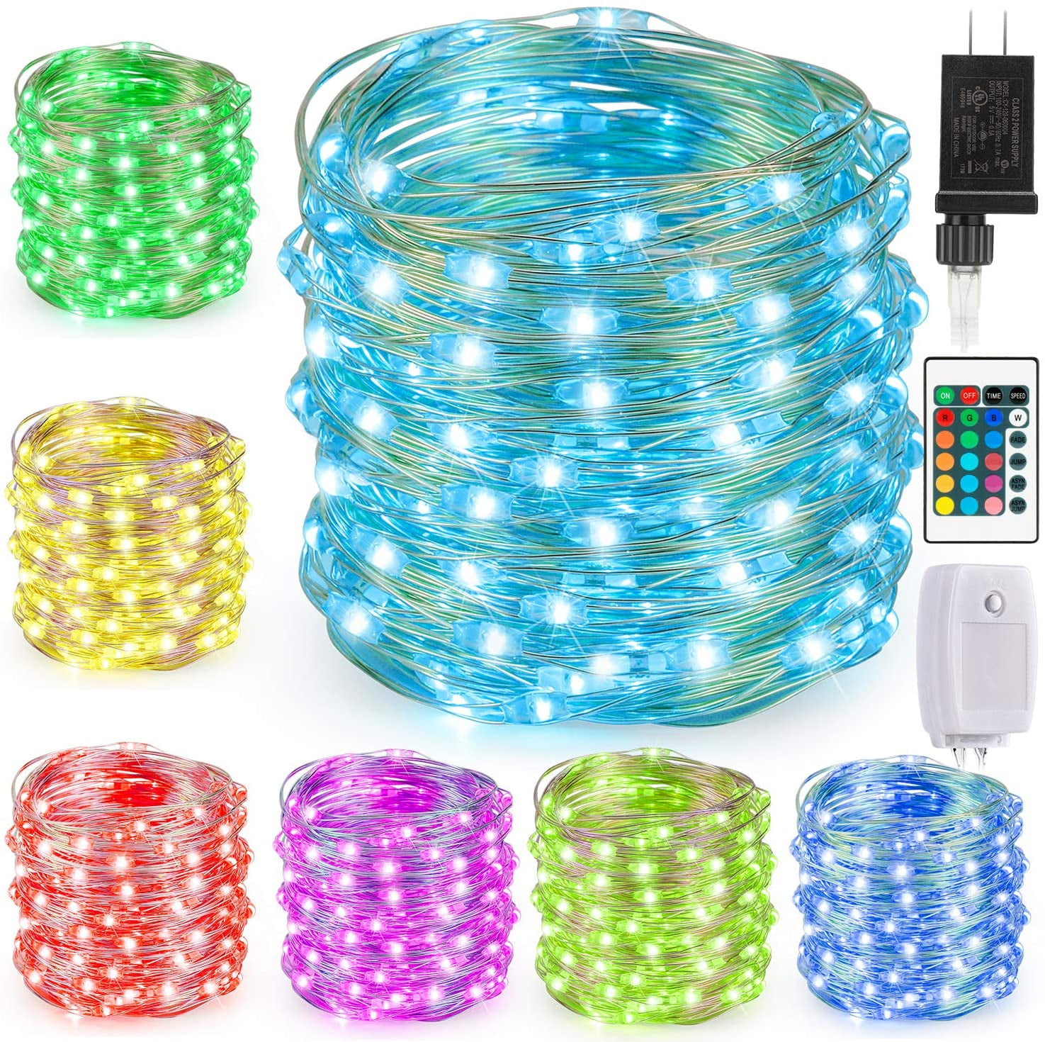 Kohree Led String Lights Outdoor Indoor Multi Color Changing Fairy
