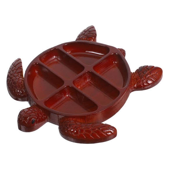 STRANDCHIC Plateau de Fruits Secs et Noix Charme Rustique Plateau à Collations Marron Lot de 1