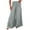 Gray, variant on aidice Wide Leg Pants for Women Cotton Linen Loose Trousers with Pockets Baggy Comfy Casual Pants