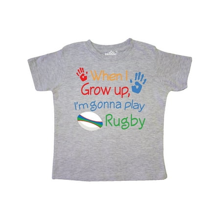 

Inktastic Future Rugby Player Gift Toddler Boy or Toddler Girl T-Shirt