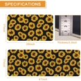 thumbnail image 2 of Farmhouse Sunflower Kitchen Rugs and Mats Set of 2, Black Sunflowers Kitchen Rug Non-Slip Washable Floor Mat for Home Kitchen Decor - 17x29 and 17x47 Inch, 2 of 6