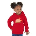 thumbnail image 3 of Awkward Styles Thanksgiving Toddler Hoodie Turkey Dinner Fleece Hooded Sweatshirt, 3 of 5