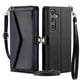 thumbnail image 1 of For Samsung Galaxy A56 Leather Case Wallet Stand Phone Cover with Straps - Black, 1 of 5