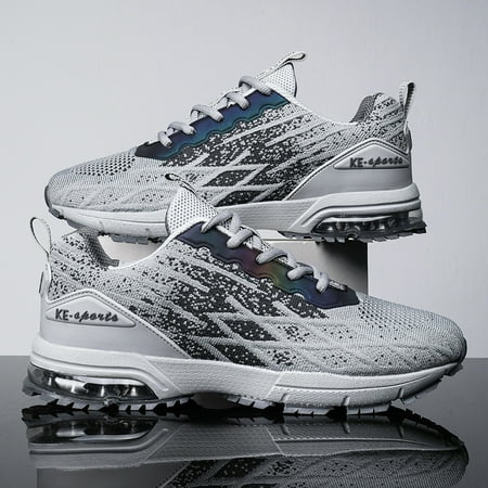 

Men s Shock-absorbing Air Cushion Shoes Wear-resistant Lightweight Non-Slip Knit Sneaker