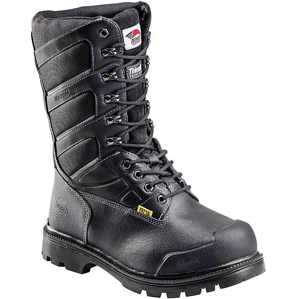 Avenger Work Boots Avenger Men 10' Steel Toe Met Guard Mining Boots