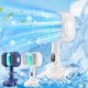 thumbnail image 1 of Xihbxyly Mini Ventilador, Humidificador y Refrigerador Usb, 5 Modos de Viento, Motor de Levitación Magnética Silencioso, Ajuste Multiángulo, Ideal para Casa, Oficina o Dormitorio, Pantalla Led, Tamañ, 1 of 3