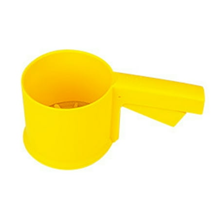 

Reduced！Amusingtao Baking Tool Fine Mesh Flour Sifter Accessories Handheld Sieve Hand Pressing Salt