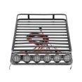 thumbnail image 2 of Newest Metal Luggage Rack With 6 LED Lights Climbing Car Accessories Climbing Car Roof Luggage Rack With 6 Lights, 2 of 6