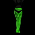 thumbnail image 4 of IWRICH Women's Glow in the Dark Fishnets Stockings High Waist Tights for Party Navy, 4 of 6