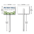 thumbnail image 6 of Eveokoki No Mow May Pollinator Friendly Yard Sign With Metal Stake For Garden Farm Decor No Mow Lawn Sign Stand Tin Sign Wildflowers Outdoor Decorations 12x8 Inch, 6 of 6