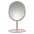 thumbnail image 2 of LED Lighted Tabletop Makeup Mirror For Women Girls With Stable Base And Clear Imaging In Pink 1Pack, 2 of 3