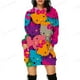 thumbnail image 3 of Sudadera de gran tamaño para mujer, con estampado de HELLO KITTY, cuello redondo, manga larga, jerséis de dibujos animados, ropa informal para mujer, otoño y primavera, ajustada, 3 of 5