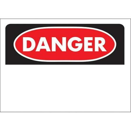 UPC 029069000165 product image for Hy-Ko Danger Blank Sign (Set of 5) | upcitemdb.com