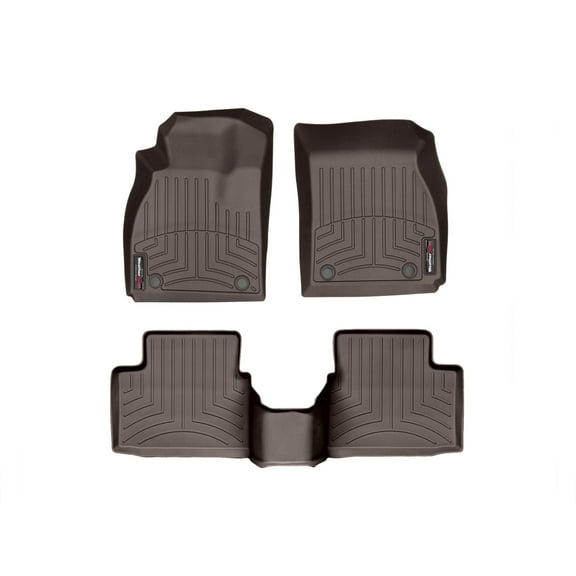 WeatherTech Custom Fit FloorLiners compatible with 2011-2016 Buick Regal - 1st & 2nd Row, Cocoa