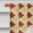 thumbnail image 3 of Carolines Treasures SC9675CHF Red Miniature Poodle Fall Leaves Flag Canvas House Size, 3 of 4