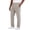 Khaki, variant on Men's Sweatpants Baggy Wide Leg Open Bottom Casual Lightweight Jacquard Textured Track Pants Workout Side Stripes Gym Joggers with Drawstring Size 3XL White