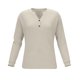 thumbnail image 4 of Mujeres Manga Larga Tops Casual Botón de Color Sólido Cuello en V Suéter Blusa de Moda para Primavera Verano, 4 of 7