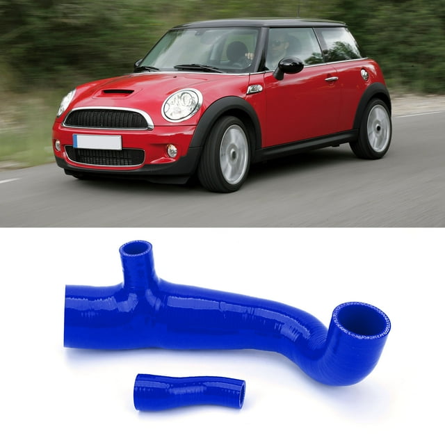 Kits de Tuyau d'Admission en Silicone Tissu Maillé en Polyester Tuyau d'Admission d'Air pour S R55 R56 R57 Pre LCI 1.6L N14 2007 à 2010 Modification de Puissance du Moteur