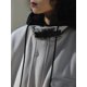 thumbnail image 5 of Parkas para mujer con capucha, acogedoras, suaves, resistentes al viento, estilo japonés, ropa de calle, versátiles, modernas, diseño de botones falsos de dos piezas, estética elegante., 5 of 6