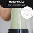 thumbnail image 4 of Silicone O-ring Juicer Replacement Practical Sealing Gasket Rings Reusable Silica Gel White 6 Pcs, 4 of 6