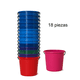 thumbnail image 1 of Juego de cubetas de plástico 10 litros Super tienda  18 piezas para limpieza del hogar, 1 of 2
