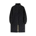 thumbnail image 2 of Men's Warm Stand Collar Long Sleeve Jacket with Zipper Closure, Insulated and Windproof, Perfect for Cold Weather, Sports, and Winter Outdoor Adventures, 2 of 9