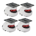 thumbnail image 3 of Ruedas niveladores retráctiles de 4 piezas de 1,5 pulgadas, ruedas giratorias industriales de 220 libras de capacidad, hechas de nailon y aluminio, engranje Ajustable para un, 3 of 7