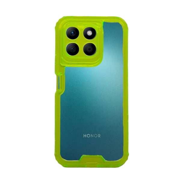 Funda Otter 360 Contonor Uso Rudo Cely Vesmir Para Honor X8B Limon Más 2 Micas De Cristal