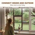 thumbnail image 3 of PawHut Catio Playground Outdoor Cat Enclosure, Wooden Outdoor Cat House Weatherproof for Multiple Cats, Shelves & Bridges, Coffee Brown, 3 of 9