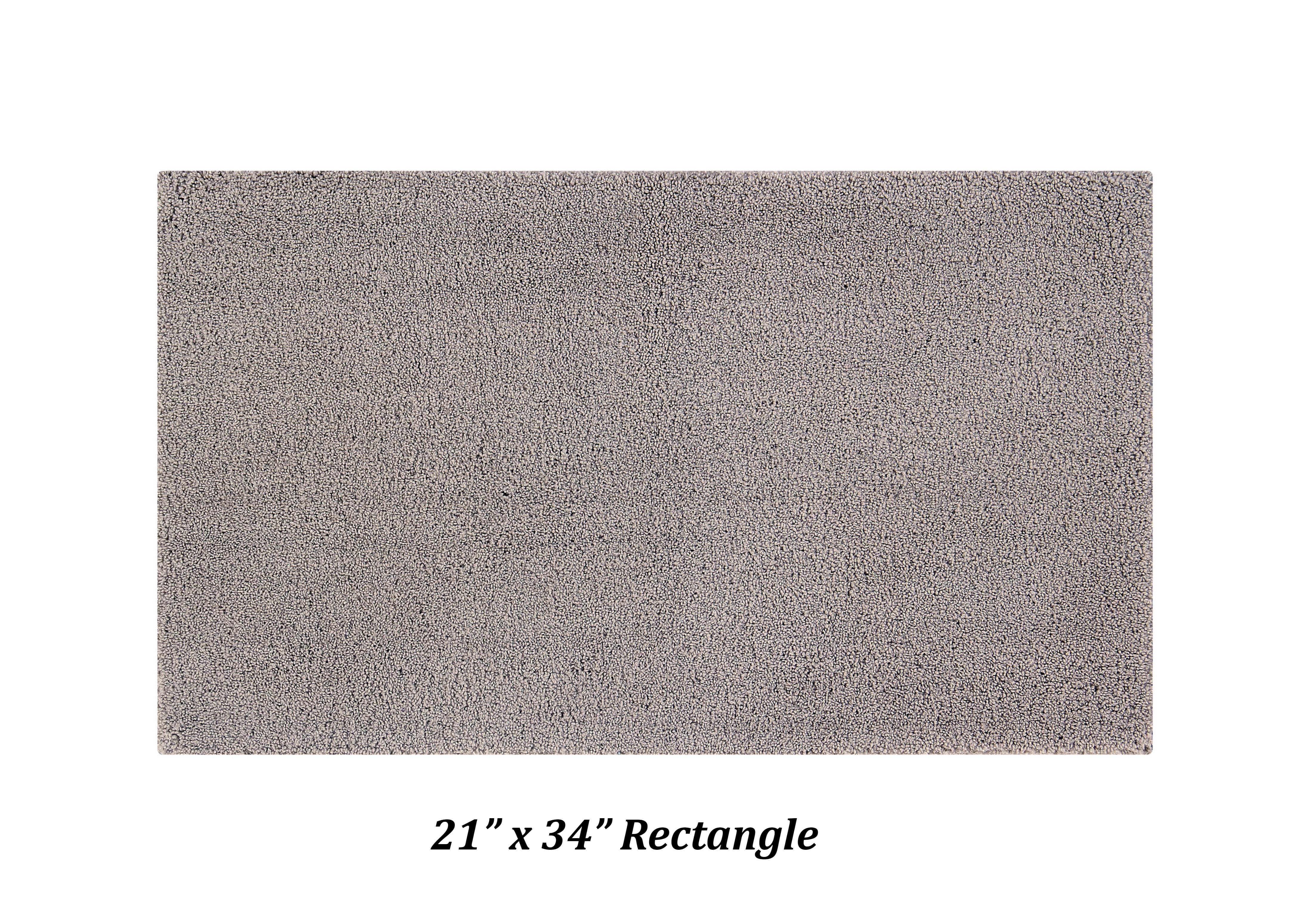 Better Trends 5 Piece Bathroom Rug Set 100% Polyester Bath Rug, Water Absorbent Non-Slip Bath Mat Machine Washable Micro Plush Collection - Beige