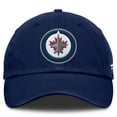 thumbnail image 2 of Men's Fanatics Navy Winnipeg Jets Core Fundamental Adjustable Hat, 2 of 4