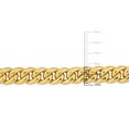 thumbnail image 2 of Everly Women's 8.8mm 10k Yellow Gold Curb Link Chain Necklace, 2 of 9