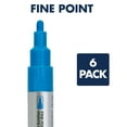 thumbnail image 3 of Quartet Premium Glass Board Dry-Erase Markers, Fine Tip, White and Neon Colors, 6 Pack, 3 of 7