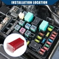 thumbnail image 2 of Unique Bargains 20 Pcs 50A Micro Cartridge Fuses Engine Inner FMM M-Case Type Fuses for Car Truck Durable Plastic Metal, 2 of 7
