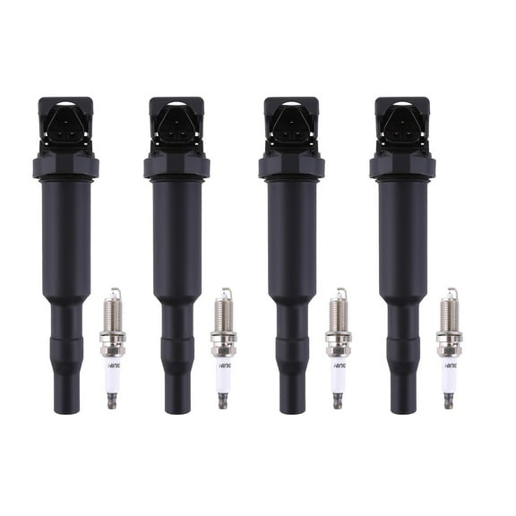 Gsuatey 4pcs Ignition Coil 4pcs Spark Plugs for BMW 228i 320i 328i 428i 528i 535i,UF592