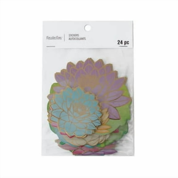 12 Pack: Lotus Flower Die Cut Stickers by Recollections
