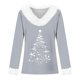 thumbnail image 3 of WILLBEST Playeras Navideñas Mujer Camiseta Informal de Manga Larga y Cuello Redondo Para Las Fiestas. Corte Clásico Disfraces, 3 of 3