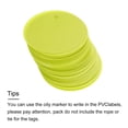 thumbnail image 4 of Unique Bargains 50pcs Waterproof Shipping Tags, PVC Metal Eyelet Durable Label Tear Resistant Blank Tag Yellow, 4 of 6