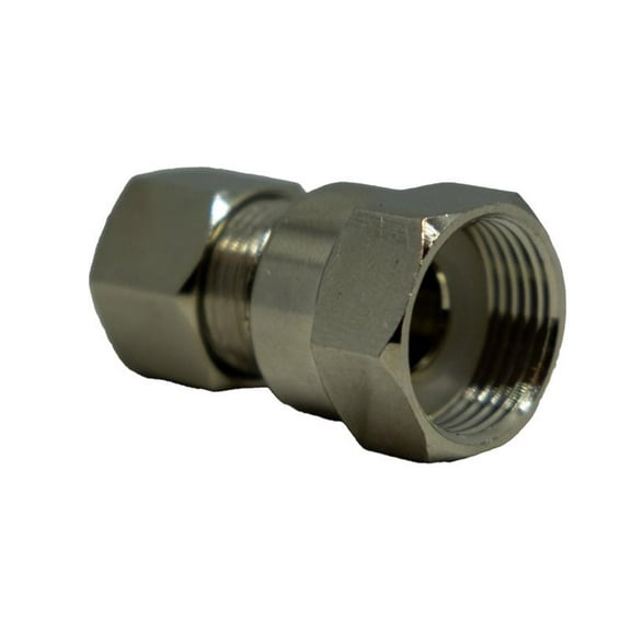 Anderson Metals 1/2 in. Female Compression in. X 3/8 in. D Male Compression Brass Adapter