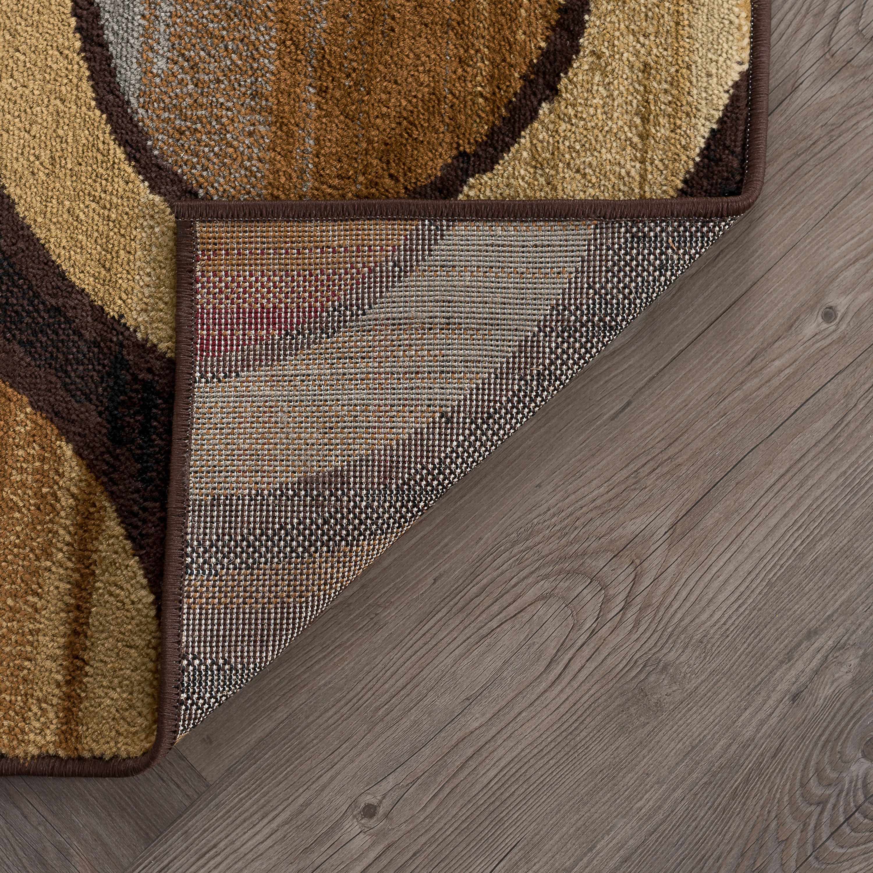 Contemporary 9x13 Area Rug (8'9'' x 12'3'') Geometric Multi-Color Living Room Easy to Clean