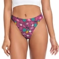 thumbnail image 1 of Balery Summer Flamingo Tangas de Algodón para Mujer con Estampado – Ropa Interior Sexy, Transpirable, G-string-3X-Large, 1 of 1