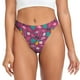 thumbnail image 1 of Balery Summer Flamingo Tangas de Algodón para Mujer con Estampado – Ropa Interior Sexy, Transpirable, G-string-Medium, 1 of 1