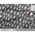 thumbnail image 3 of Soimoi Gray Viscose Chiffon Fabric Penguin Ocean Print Fabric by the Yard 42 Inch Wide, 3 of 3
